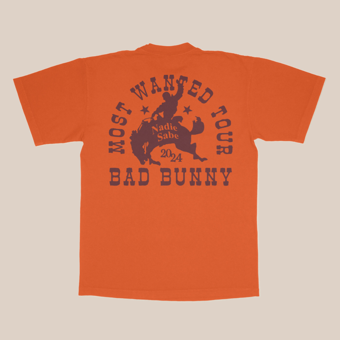 Bad Bunny Ranch Stamp T Shirt Nadie Sabe Lo Que Va A Pasar MaÑana 4673